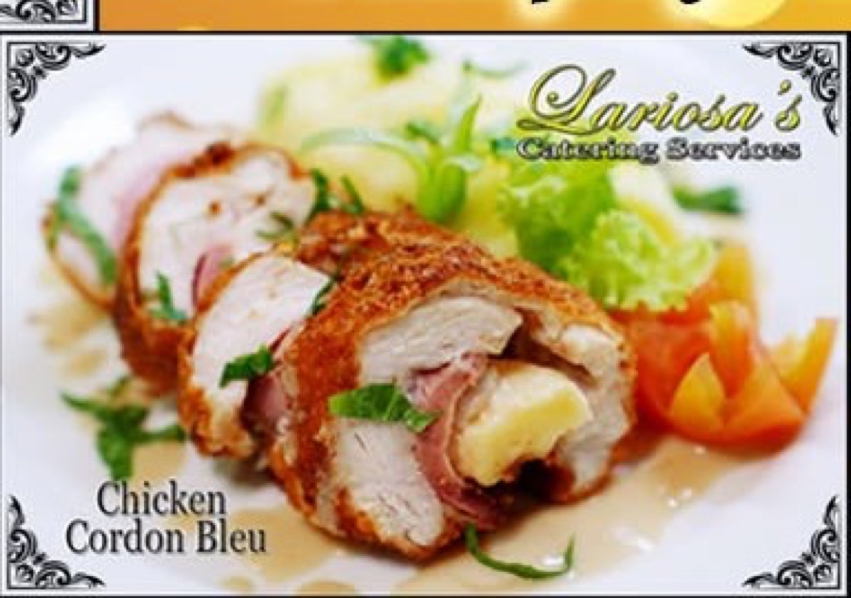Chicken Cordon Bleu, plated